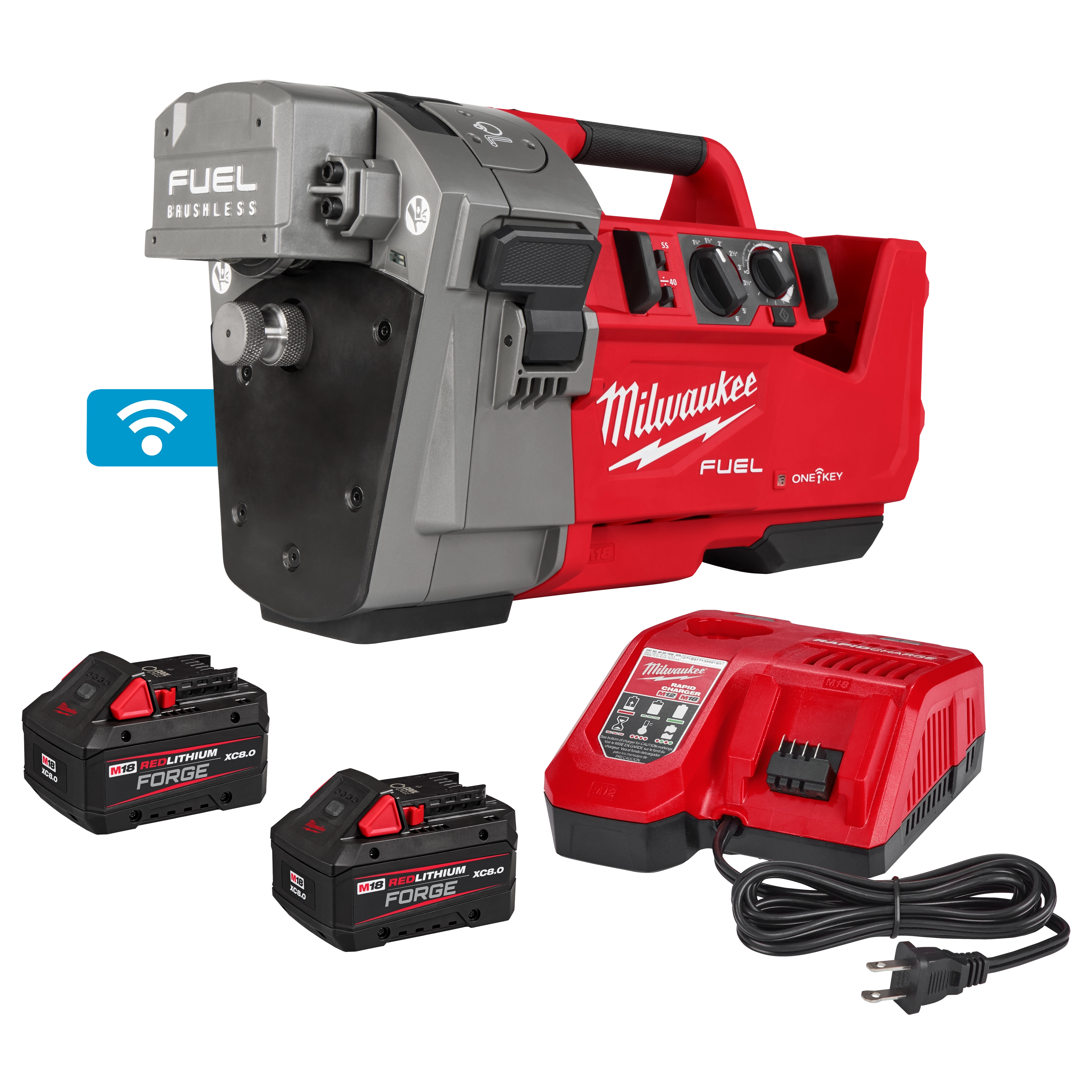 M18 FUEL™ RINGER™ Roll Groover for 1-1/4” - 4” Sch 10/40, 6” Sch 10