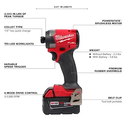 M18 FUEL™ 1/4" Hex Impact Driver Kit