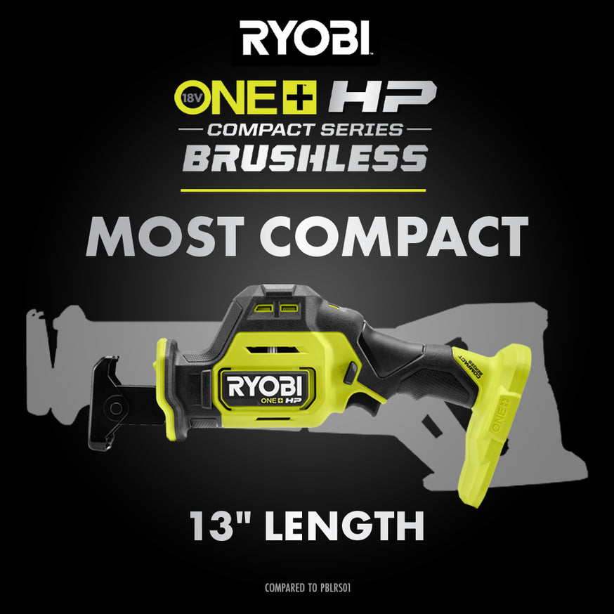 18V ONE+ HP Compact Brushless One-Handed Reciprocating Saw