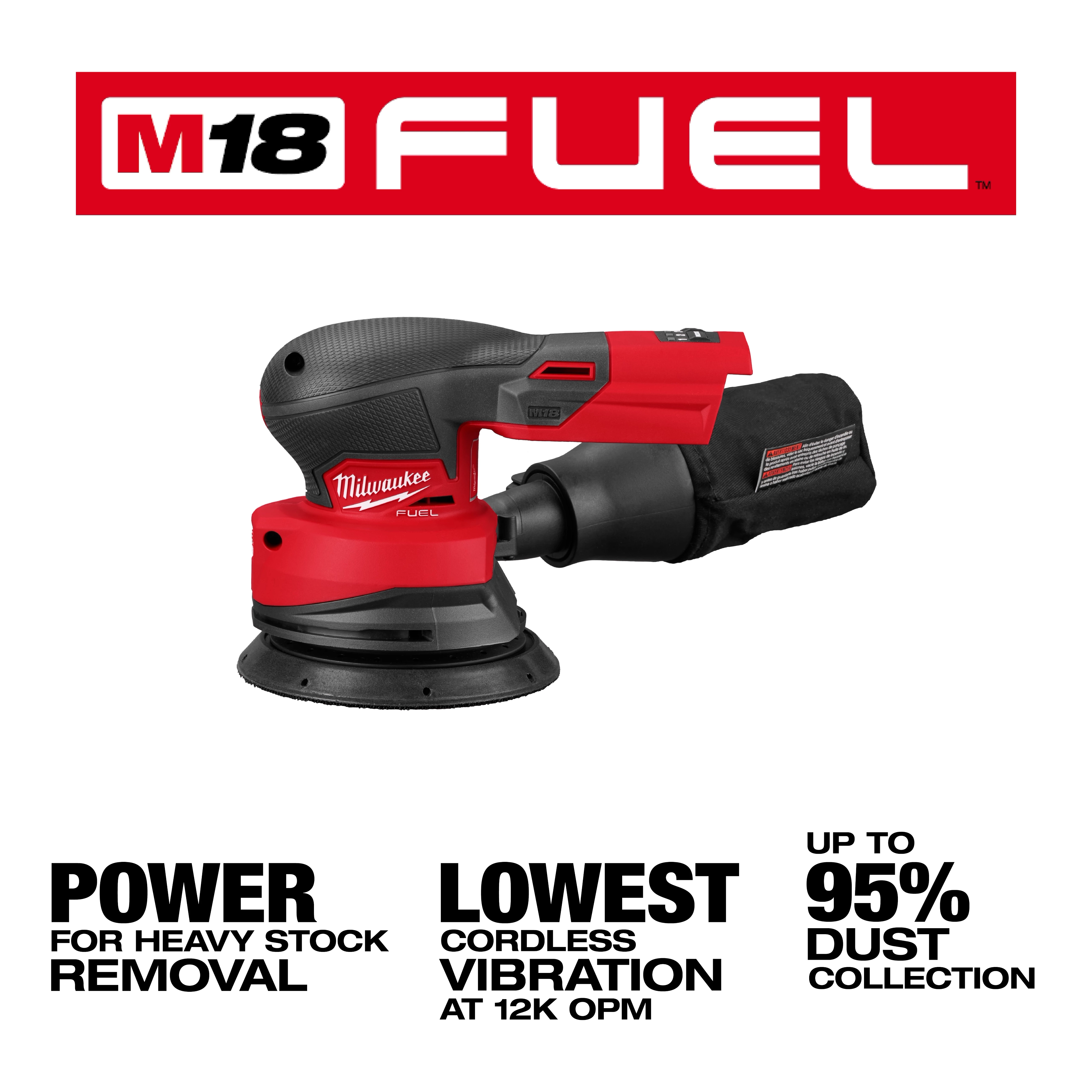 M18 FUEL™  5" Random Orbital Sander
