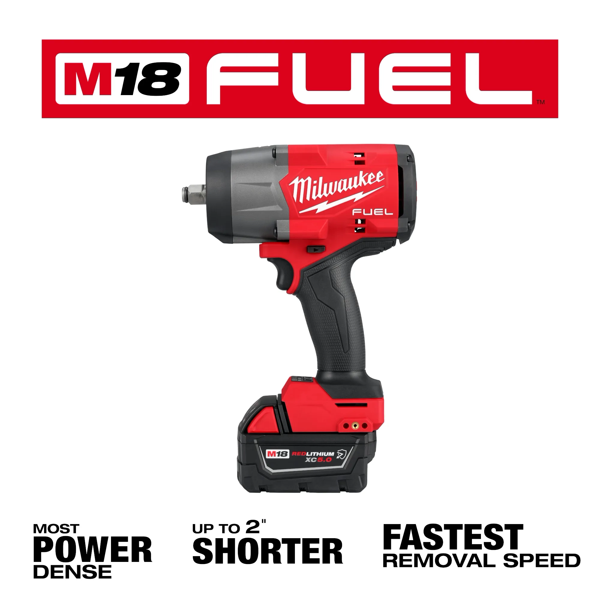 M18 FUEL™ 3/8 " Mid-Torque Impact Wrench w/ Friction Ring thumbnail 4