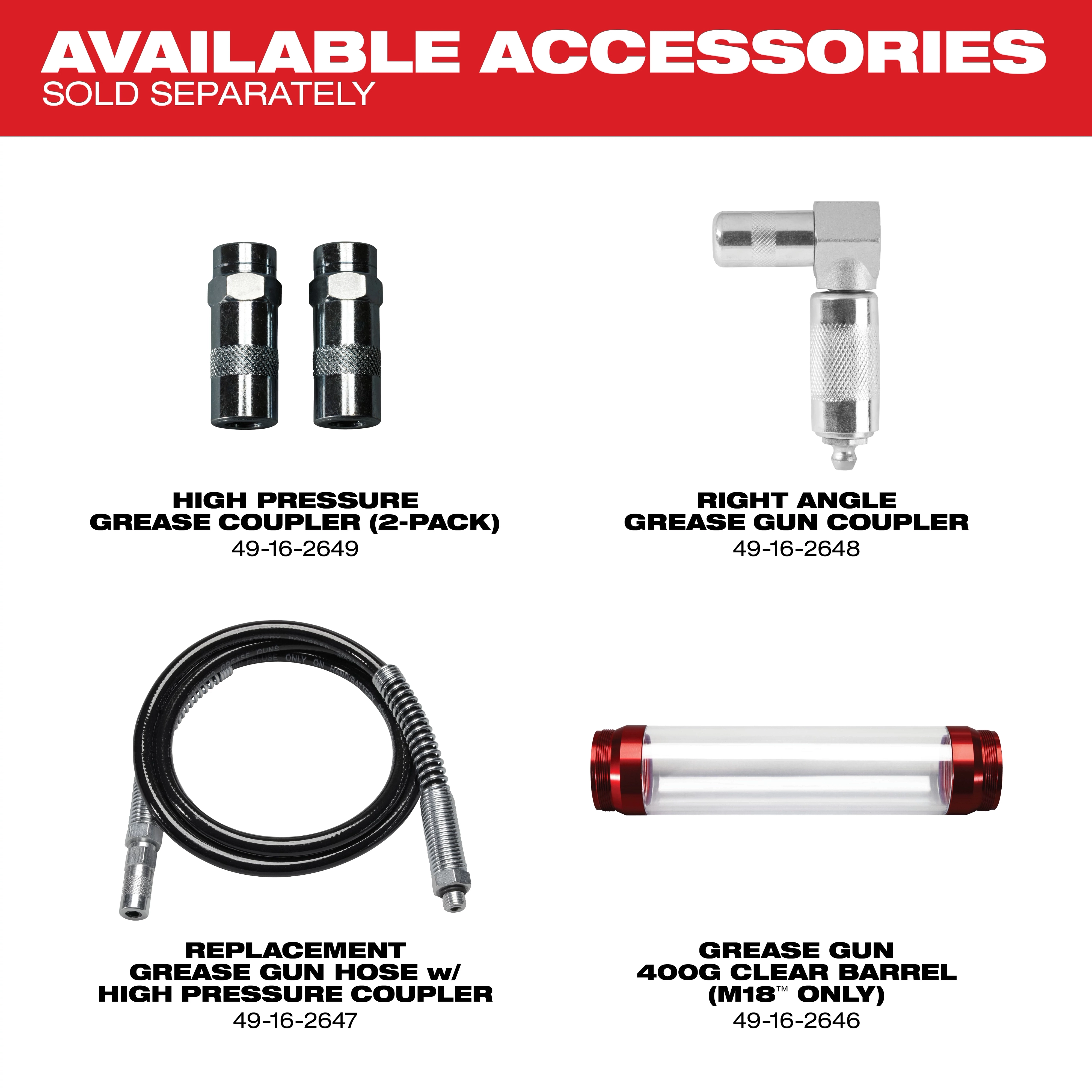 M18 18V Lithium-Ion Cordless Grease Gun 2-Speed (Tool-Only)