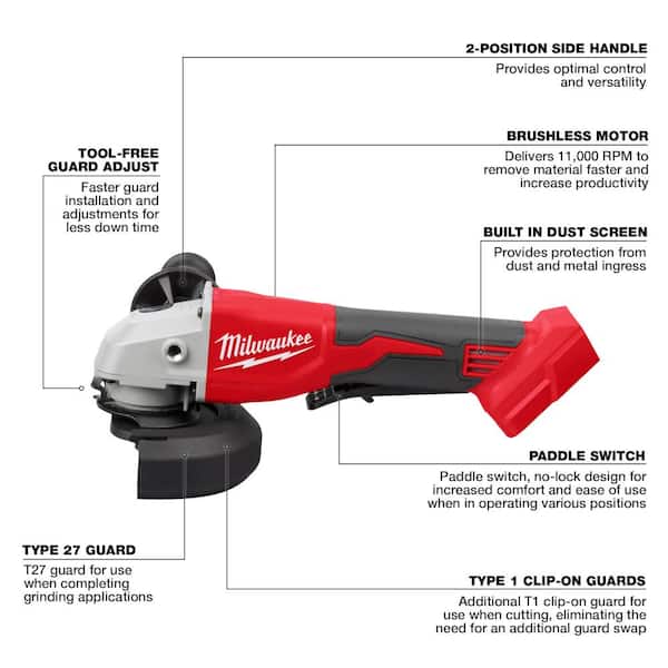 M18 18-Volt Lithium-Ion Cordless Combo Kit 7-Tool with 2-Batteries, Charger and Tool Bag