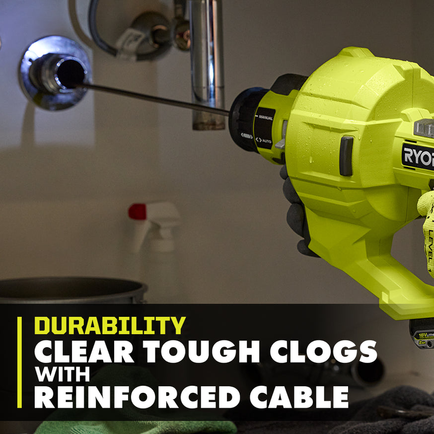 18V ONE+ 25' Drain Auger