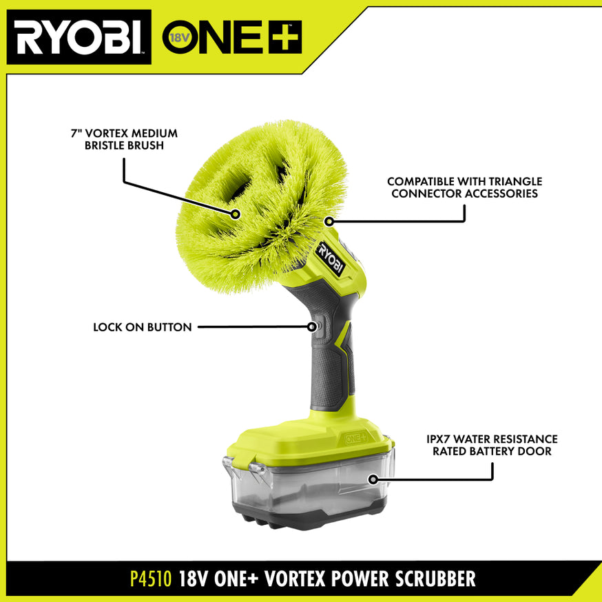 18V ONE+ Vortex Power Scrubber