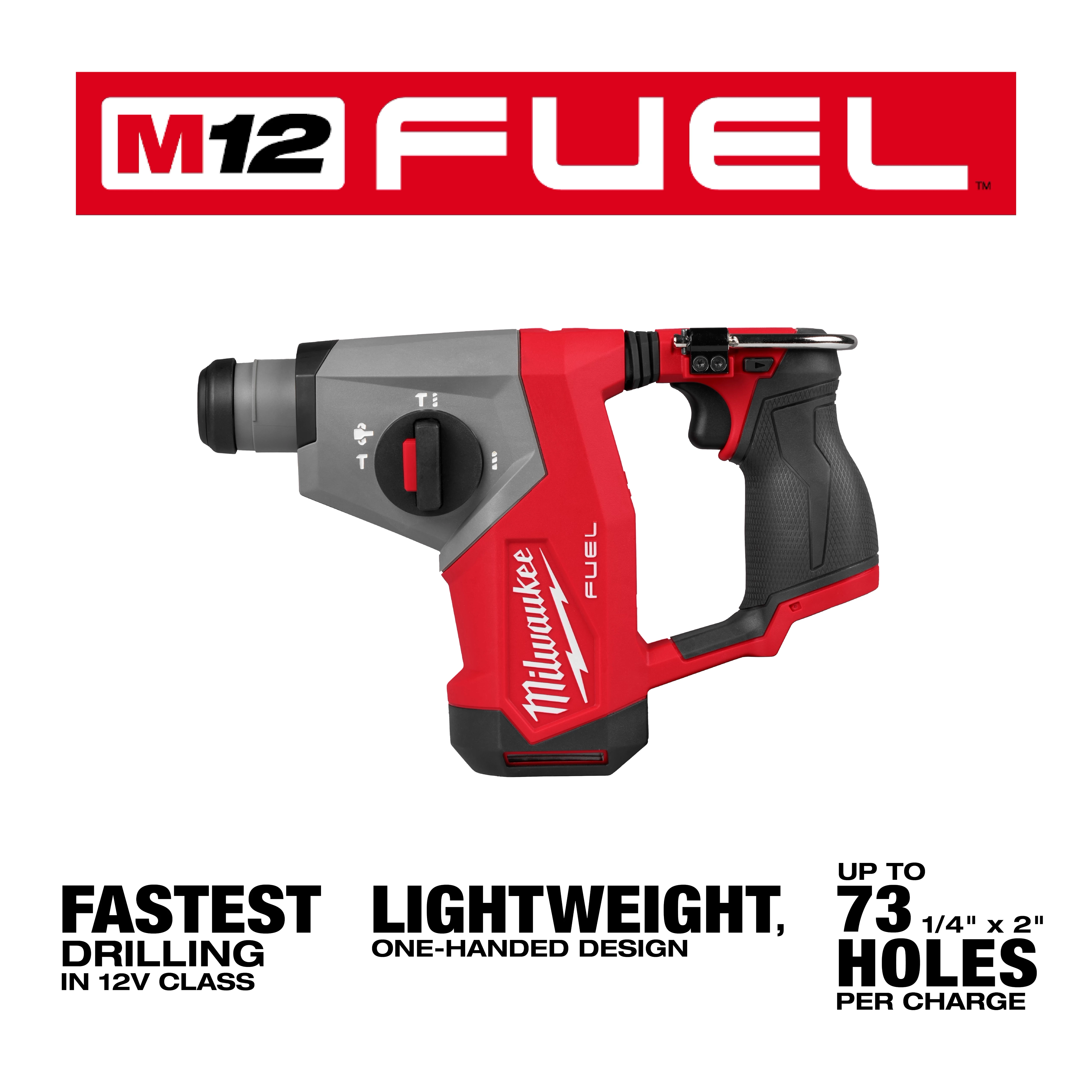 M12 FUEL™ 5/8” SDS Plus Rotary Hammer thumbnail 4