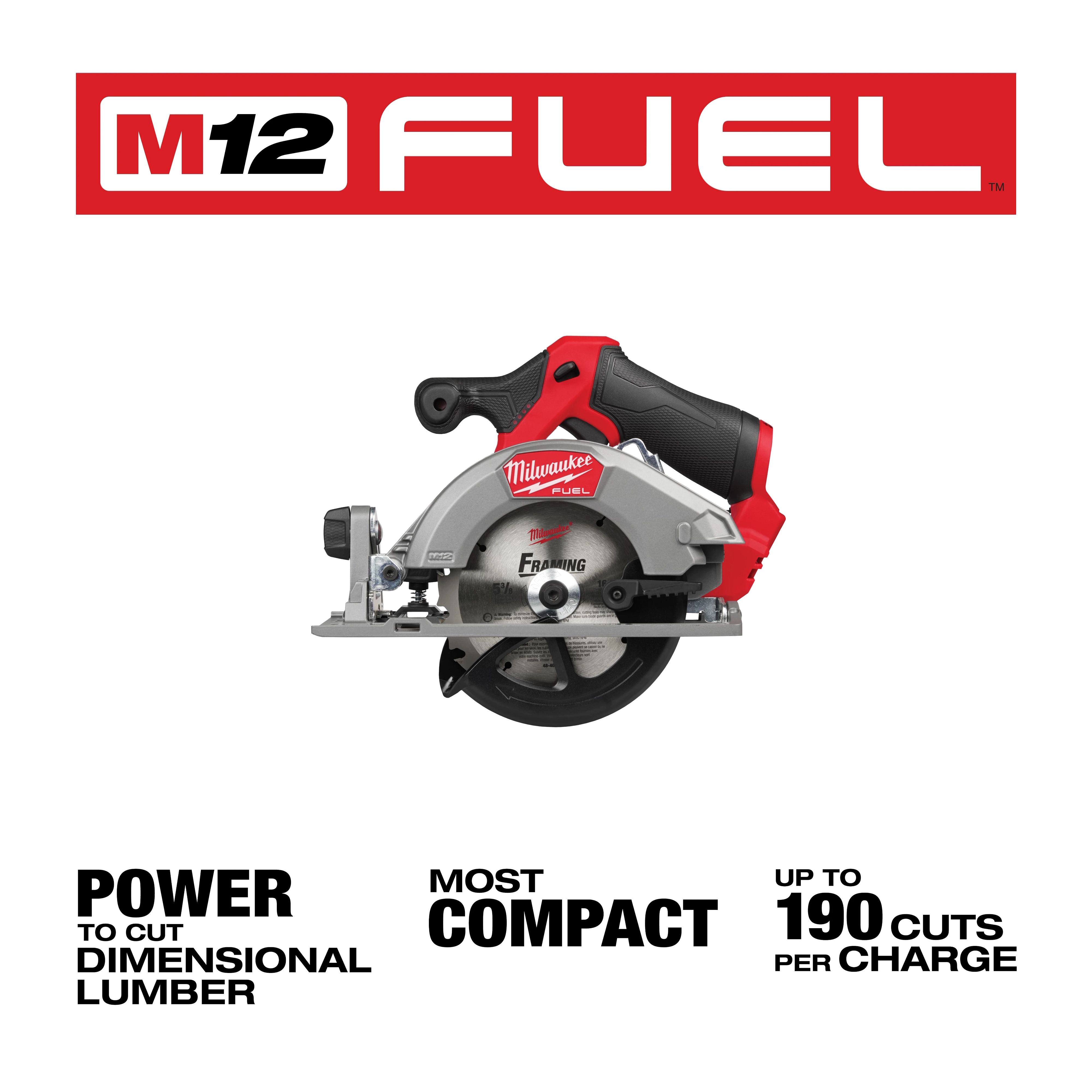 M12 FUEL™ 5-3/8" Circular Saw