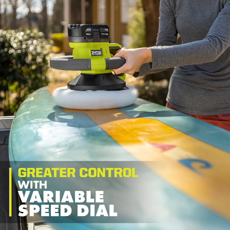 18V ONE+ 10" Variable Speed Random Orbit Buffer