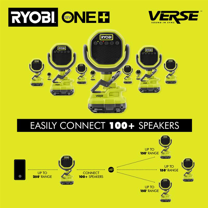 18V ONE+ Verse™ Clamp Speaker