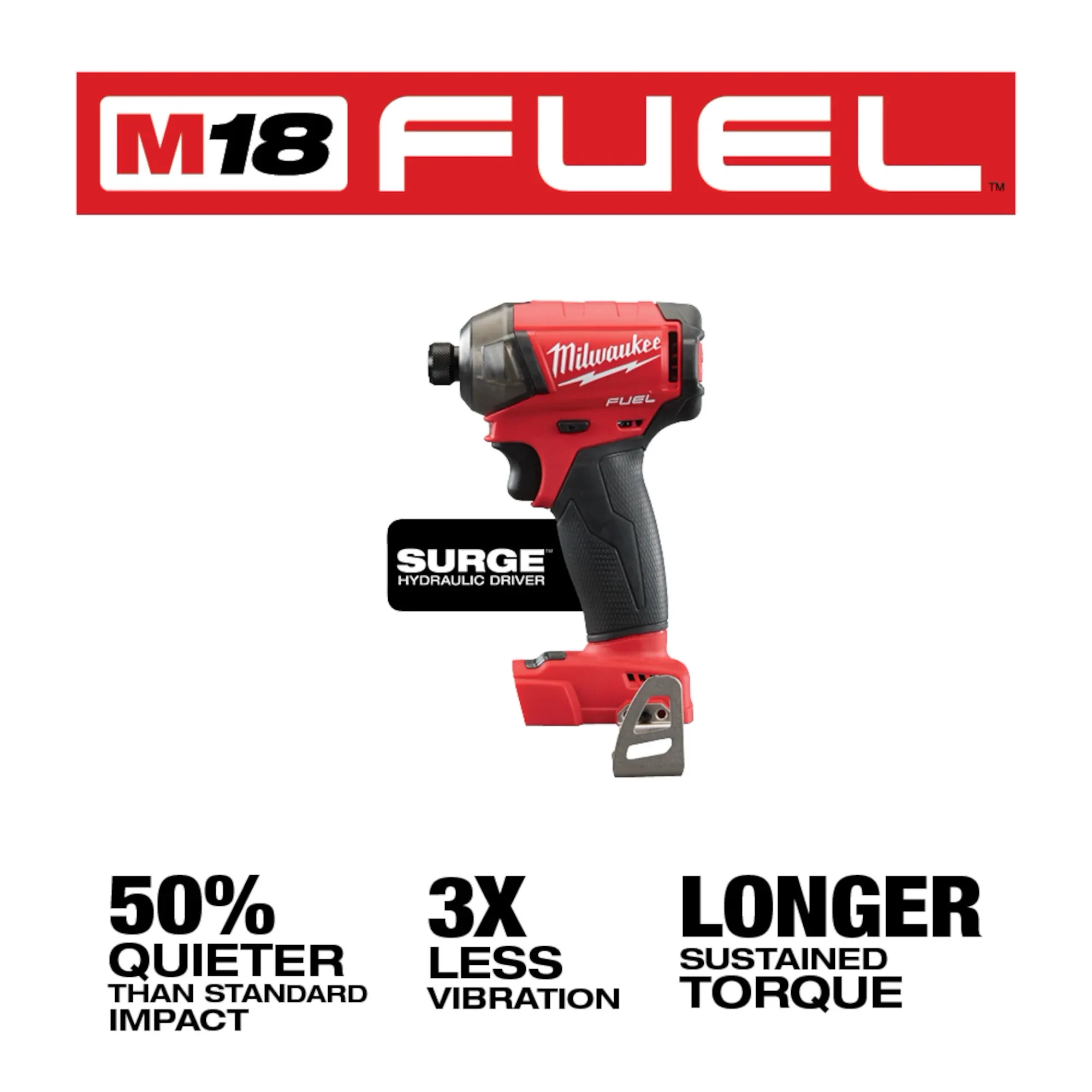 M18 FUEL™ SURGE™ 1/4" Hex Hydraulic Driver thumbnail 4