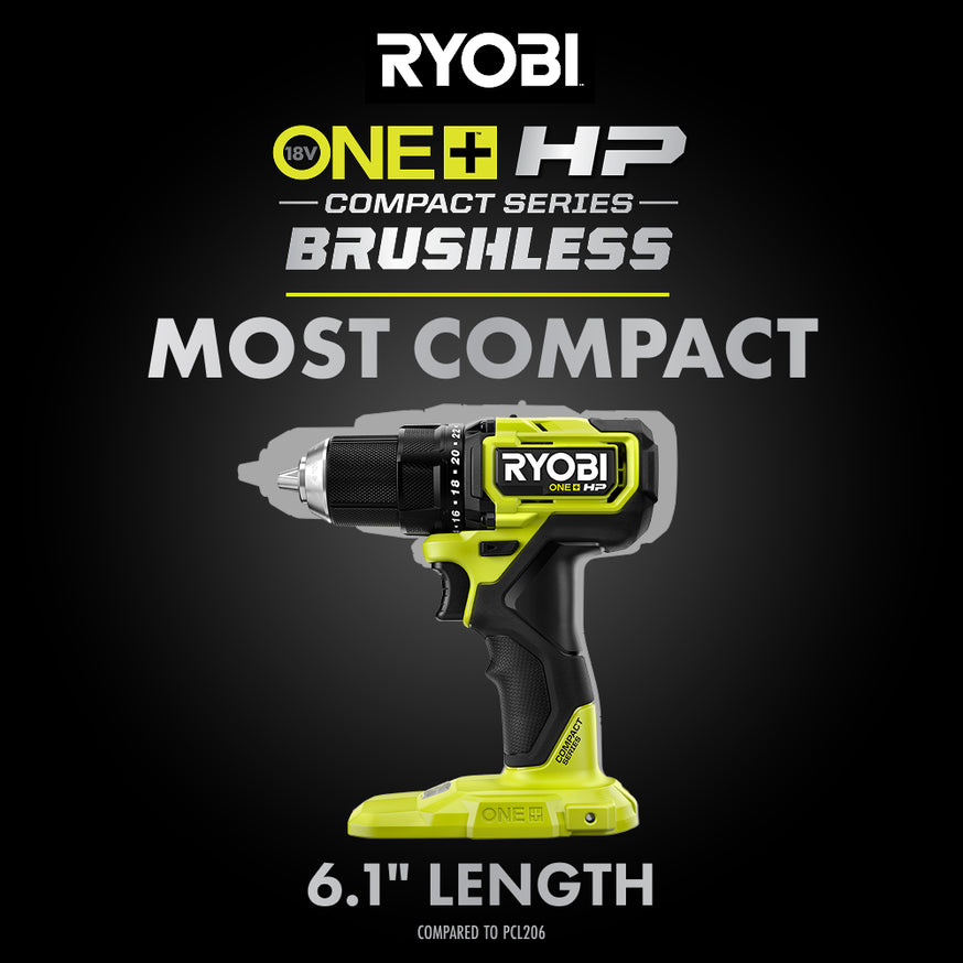 18V ONE+ HP Compact Brushless 1/2" Drill/Driver Kit