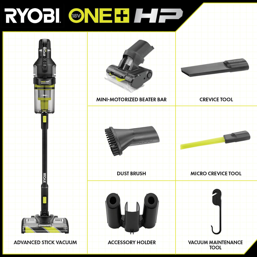 18V ONE+ HP Advanced Stick Vacuum