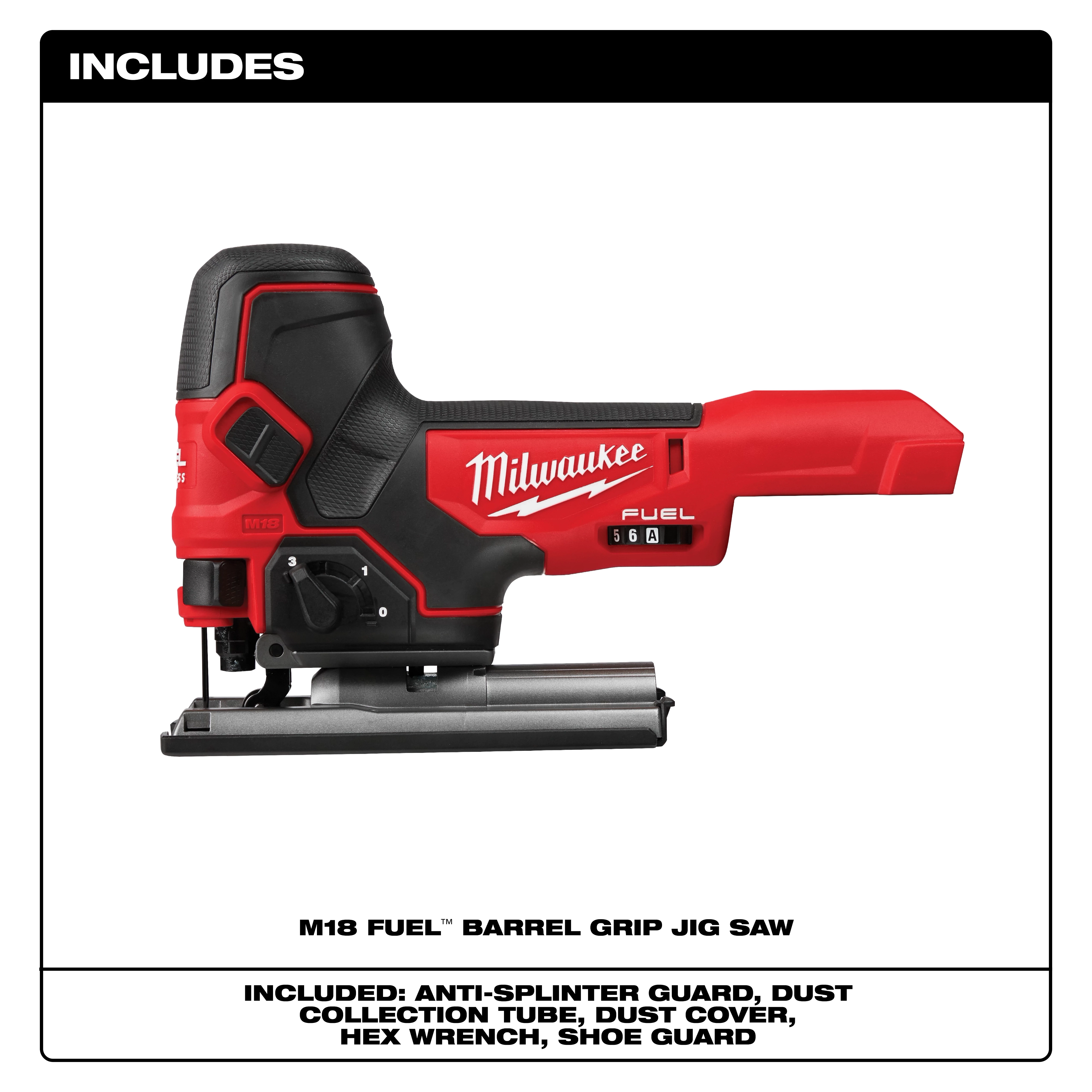 M18 FUEL™ Barrel Grip Jig Saw (Tool Only)