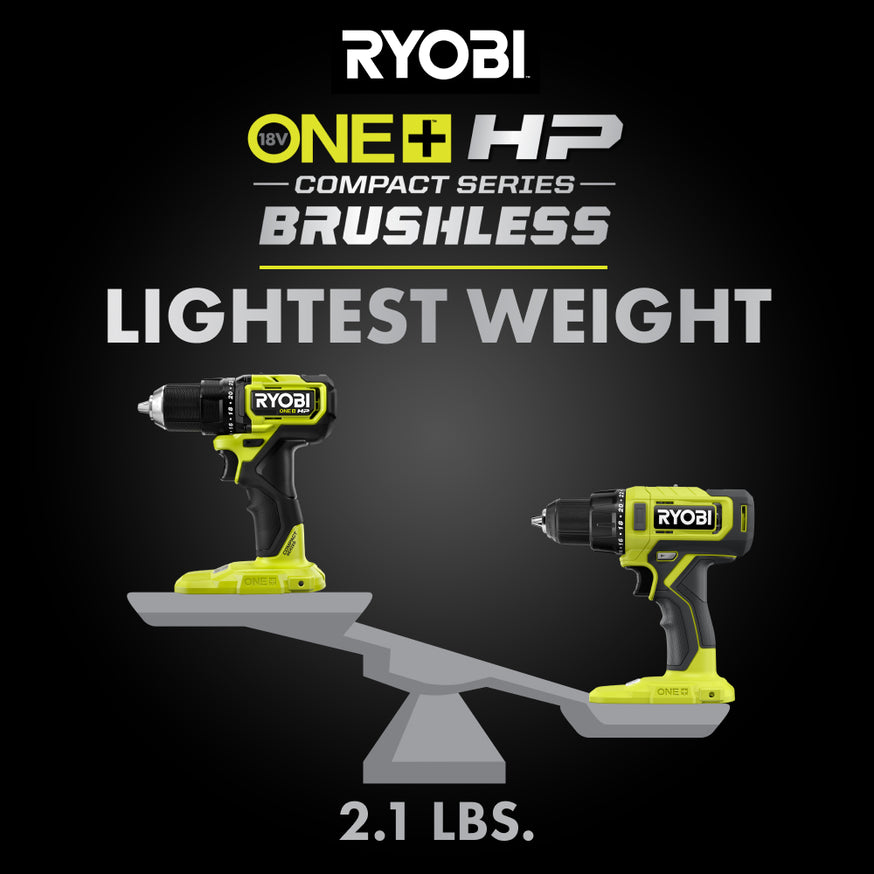 18V ONE+ HP Compact Brushless 1/2" Drill/Driver Kit