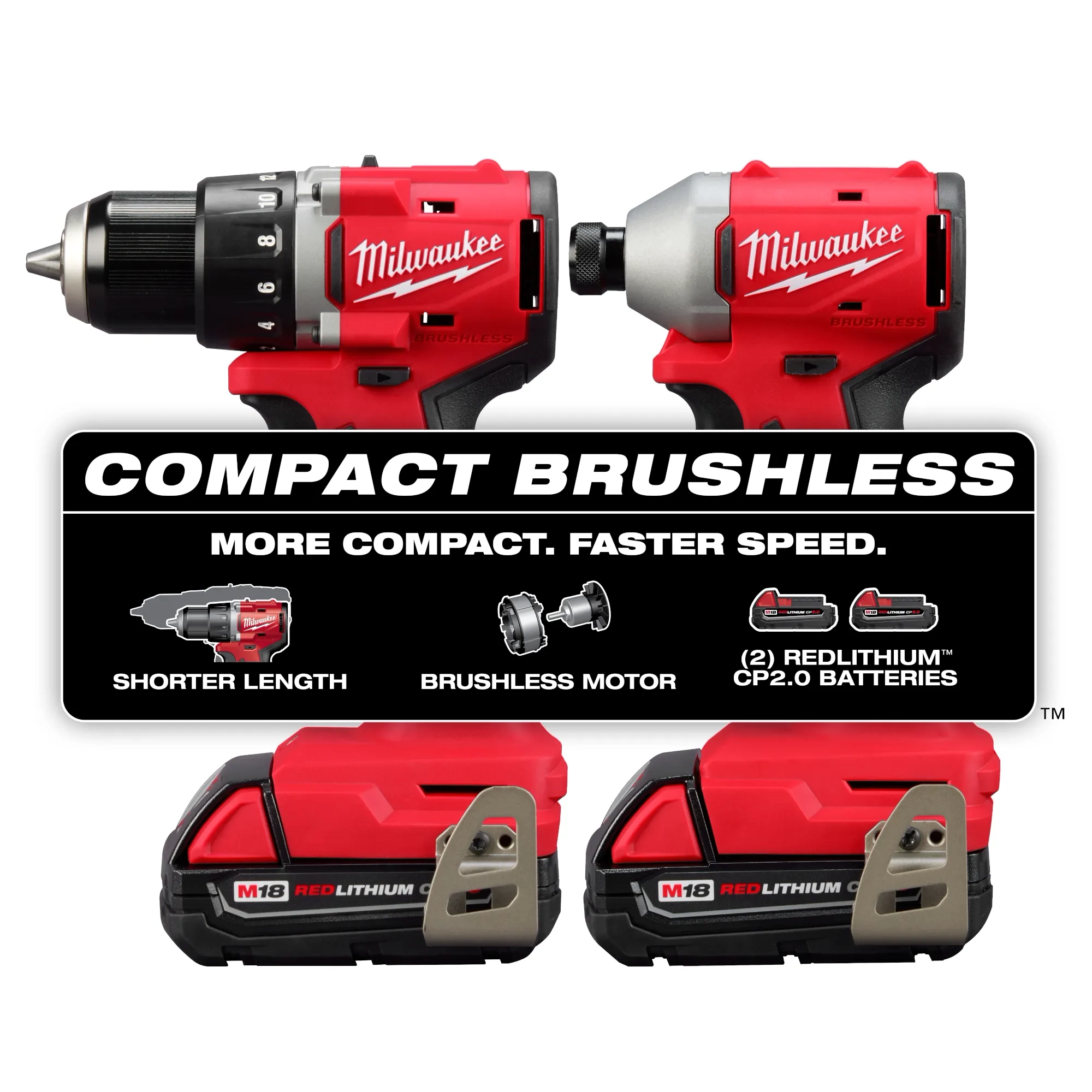 M18™ Compact Brushless 2-Tool Combo Kit