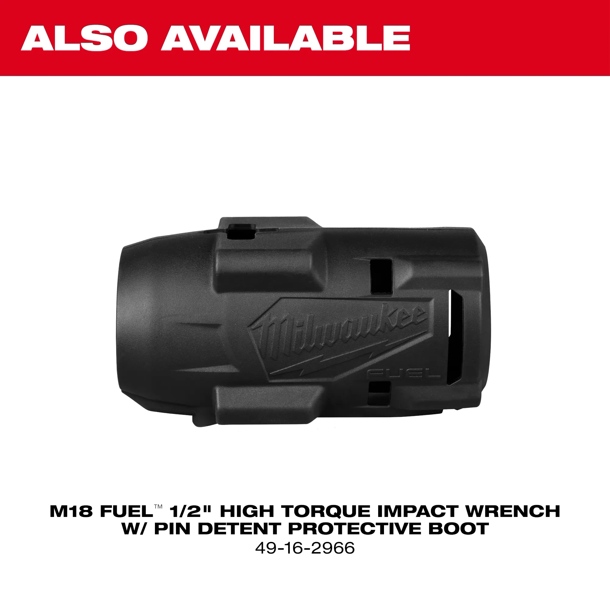 M18 FUEL™ 1/2" High Torque Impact Wrench w/ Pin Detent thumbnail 3