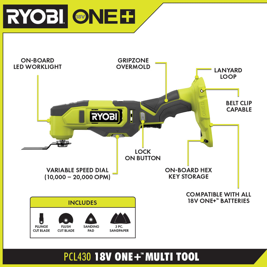 18V ONE+ 6-Tool Combo Kit