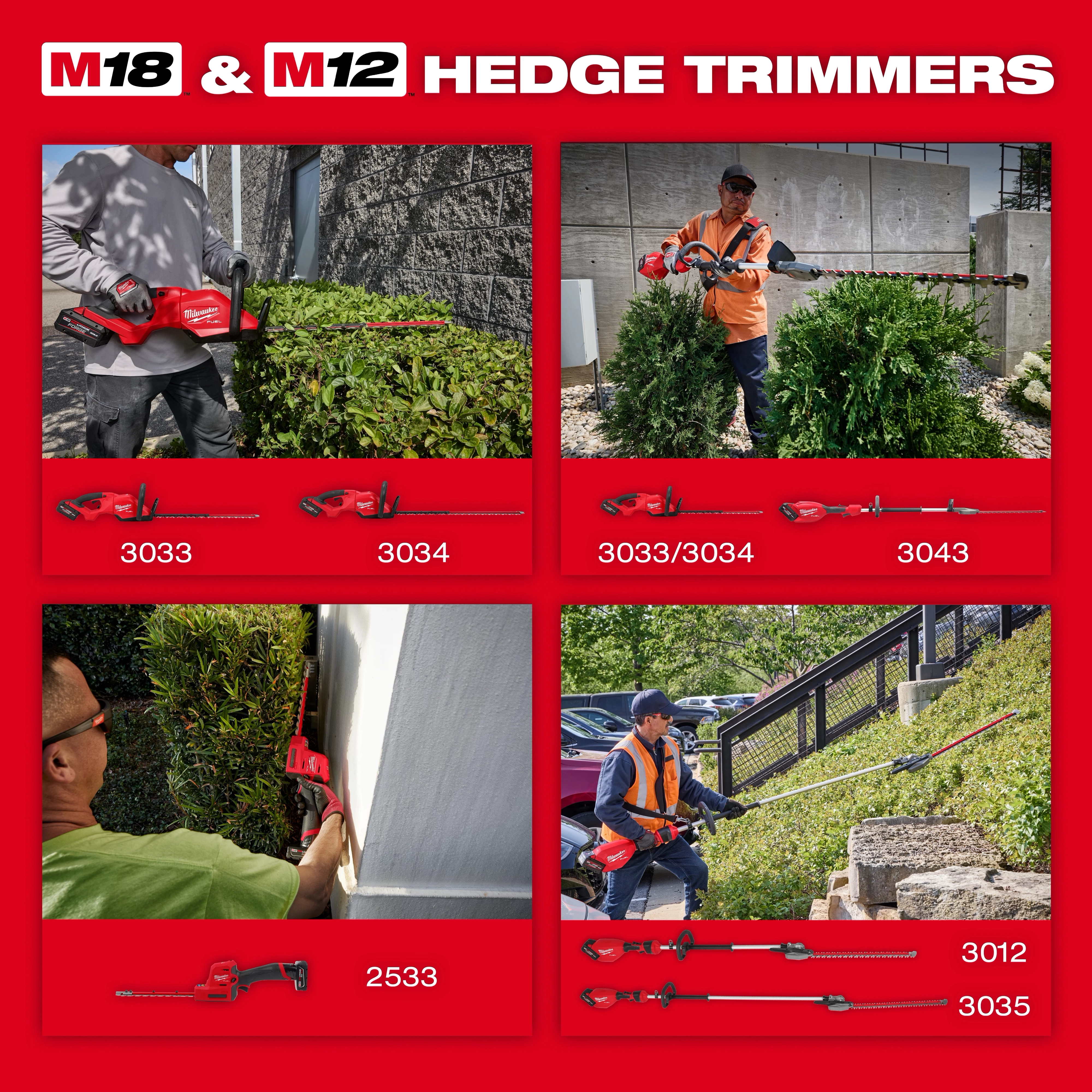 M18 FUEL™ Short Pole Hedge Trimmer thumbnail 3