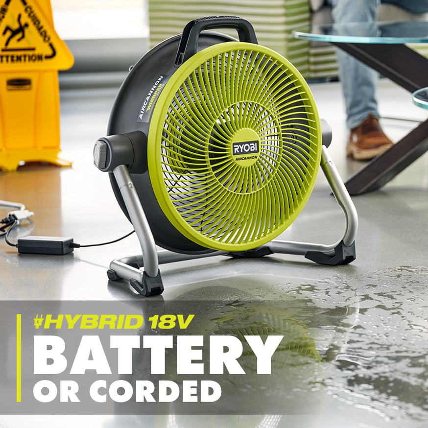 18V ONE+ Hybrid Whisper Series 14" Air Cannon Fan