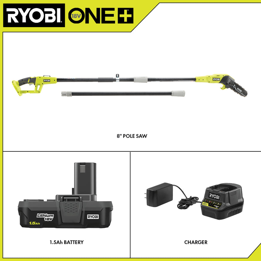 18V ONE+ 8" Pole Saw Kit
