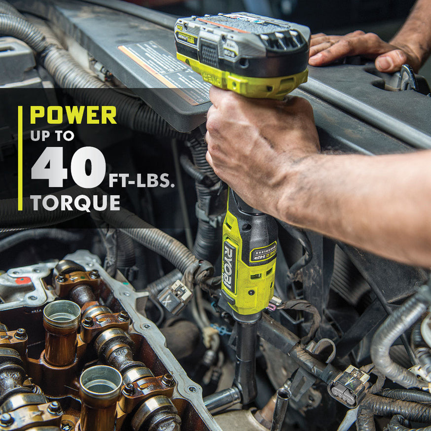 18V ONE+ HP Brushless 1/4" Extended Reach Ratchet