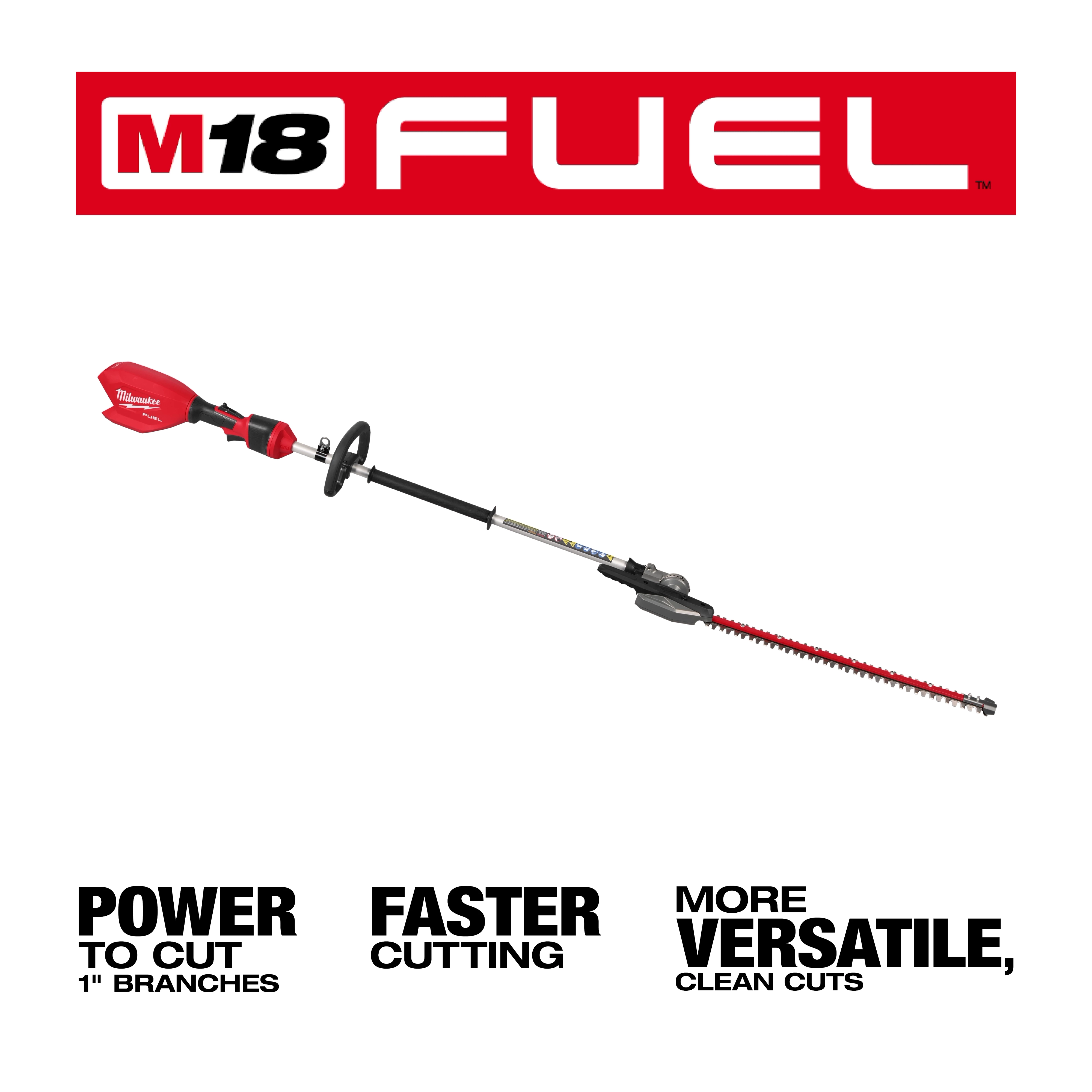 M18 FUEL™ Pole Articulating Hedge Trimmer