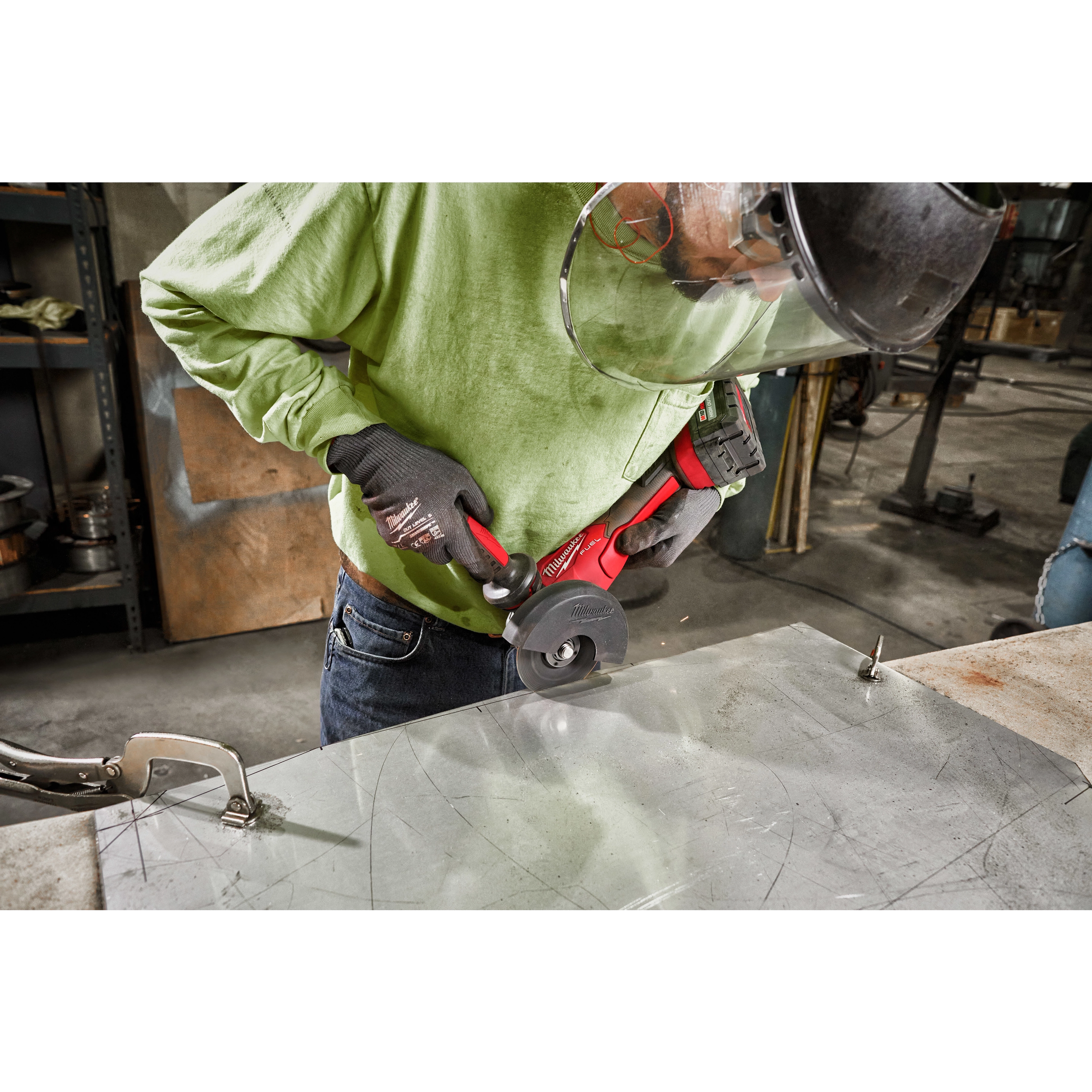 M18 FUEL™ 4-1/2" / 5" Variable Speed Braking Grinder, Paddle Switch No-Lock