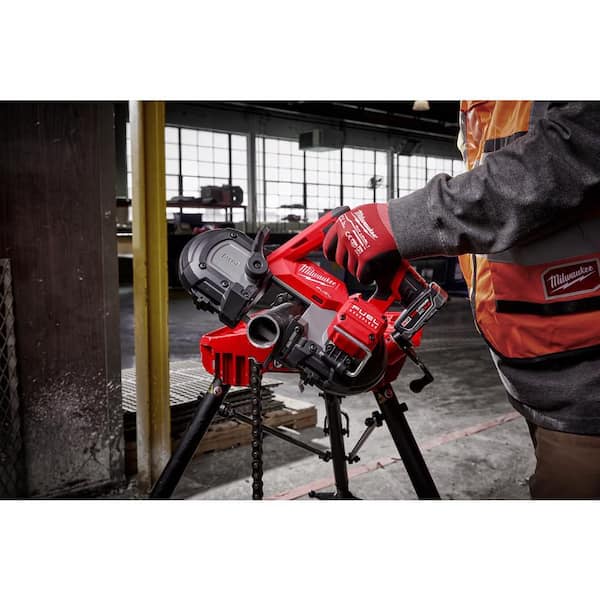 M12 FUEL 12V Lithium-Ion Cordless Compact Band Saw XC Kit with One 4.0 Ah Battery, Charger and Bag