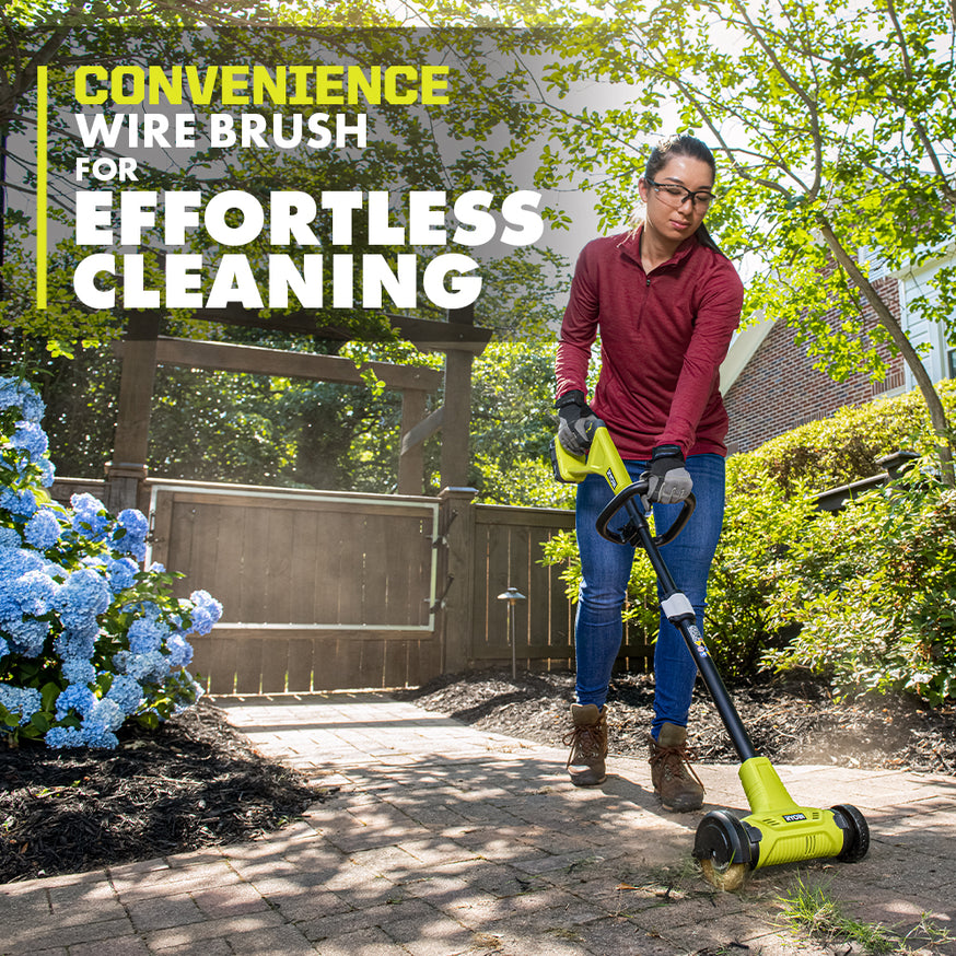 18V ONE+ Outdoor Patio Cleaner - Wire Brush Kit
