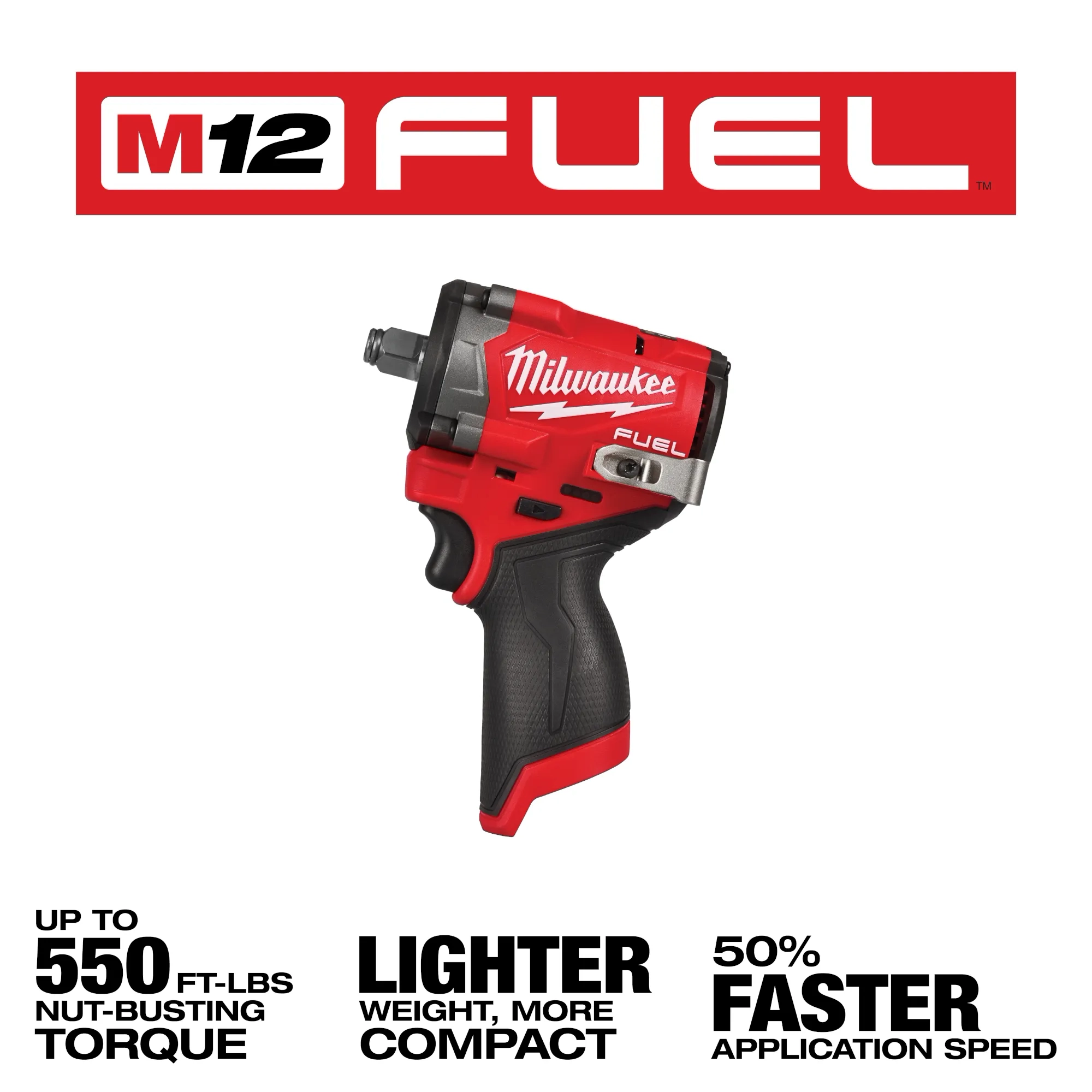 M12 FUEL™ Stubby 1/2" Impact Wrench