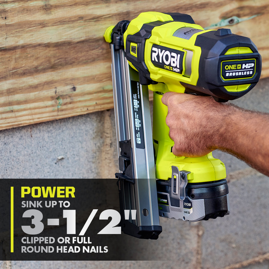 18V ONE+ HP Brushless Airstrike 30° Framing Nailer