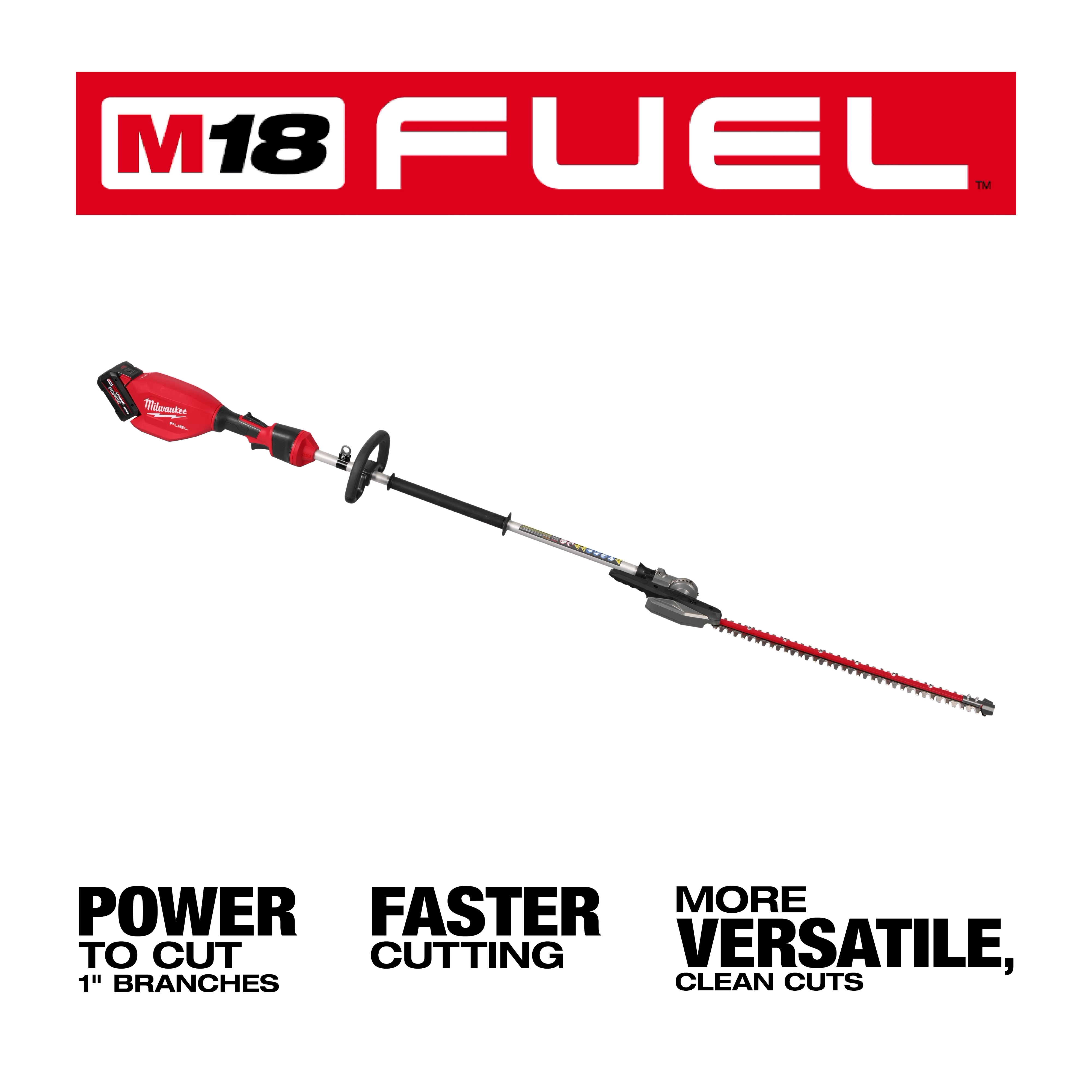 M18 FUEL™ Pole Articulating Hedge Trimmer Kit thumbnail 4