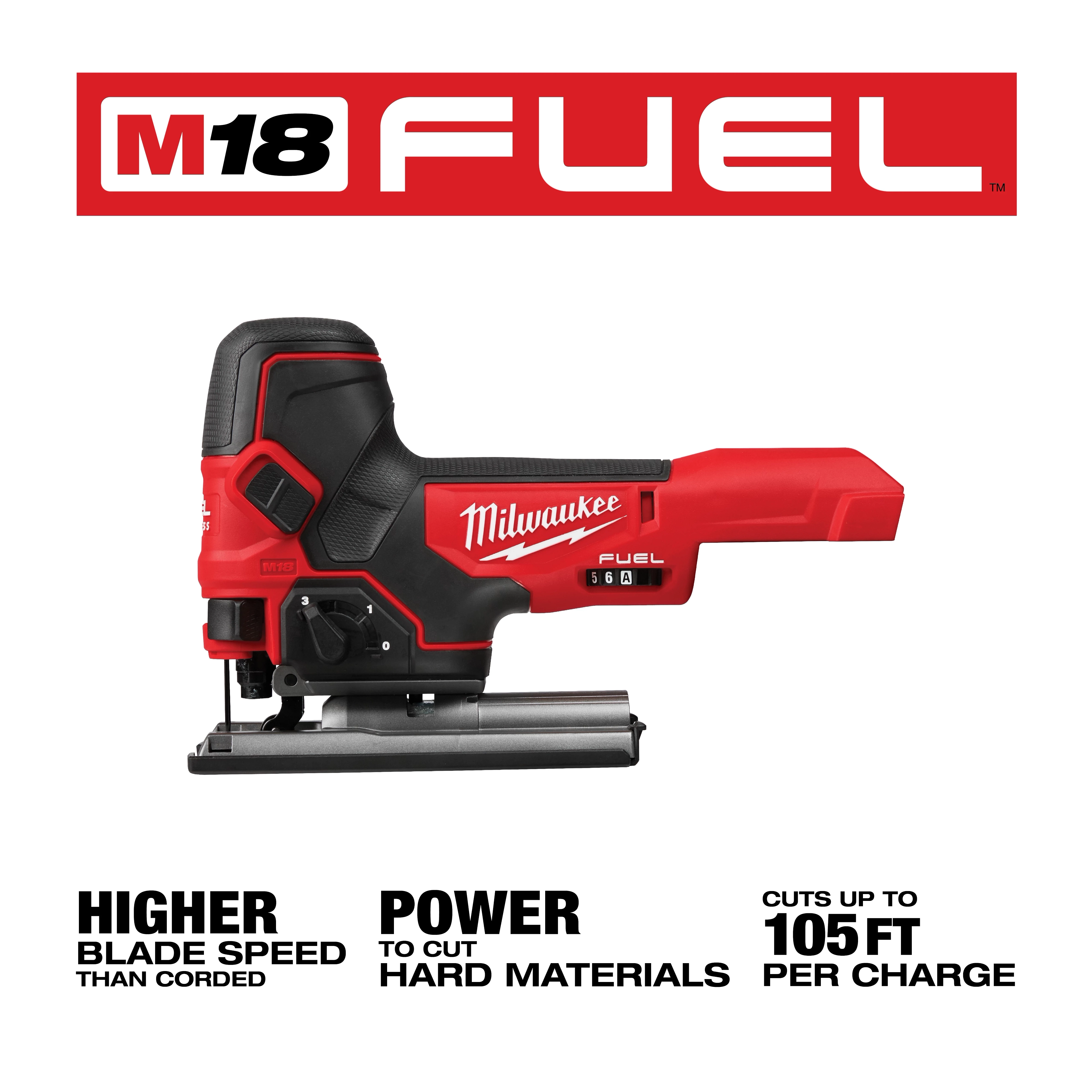 M18 FUEL™ Barrel Grip Jig Saw (Tool Only)