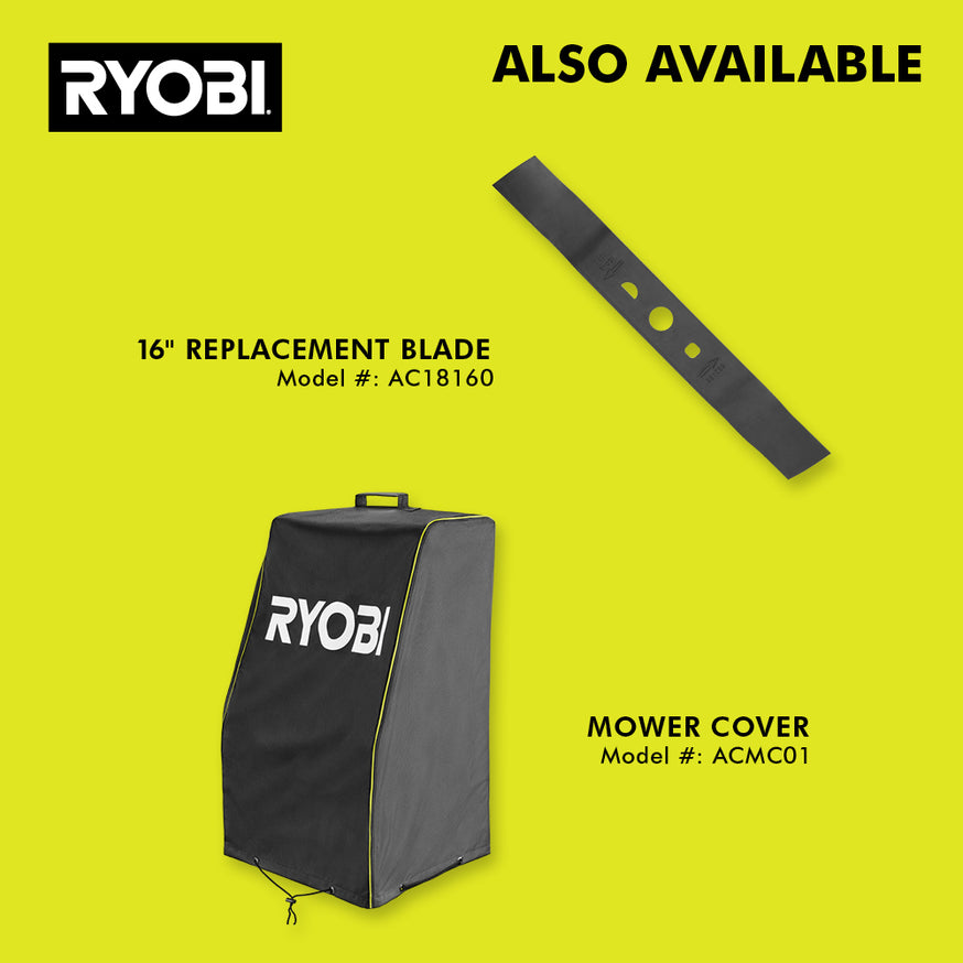 18V ONE+ HP Brushless 16" Push Mower Kit