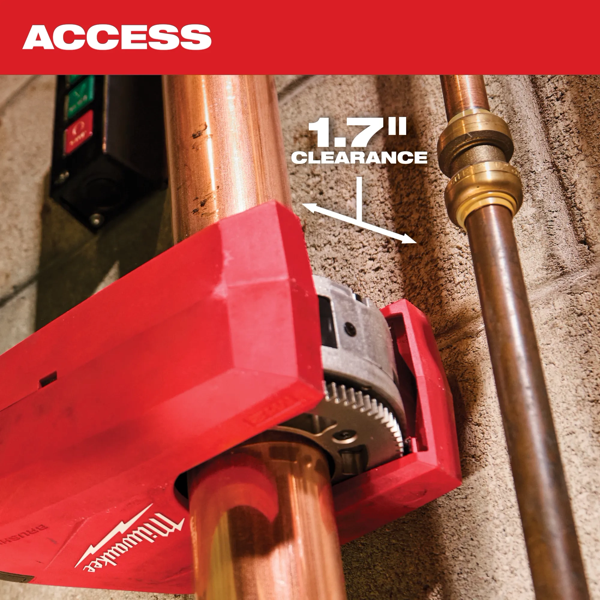 M12™ Brushless 1-1/4" - 2" Copper Tubing Cutter thumbnail 3