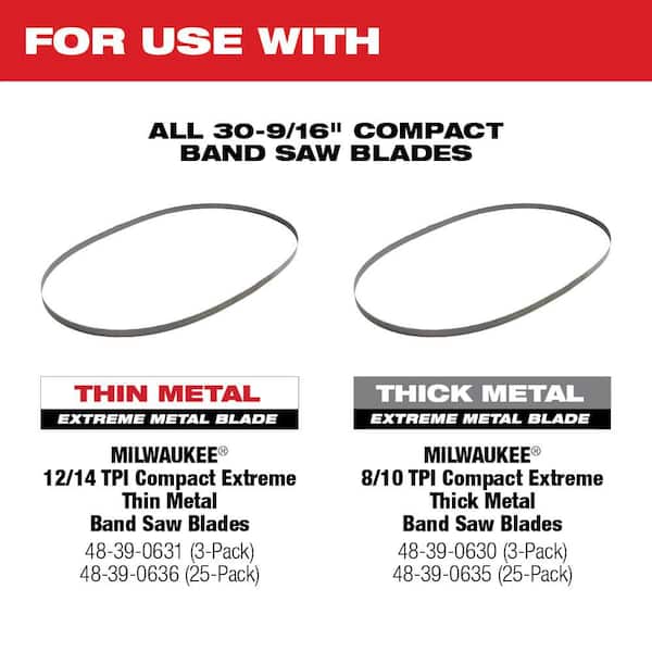 M12 FUEL 12V Lithium-Ion Cordless Compact Band Saw XC Kit with One 4.0 Ah Battery, Charger and Bag