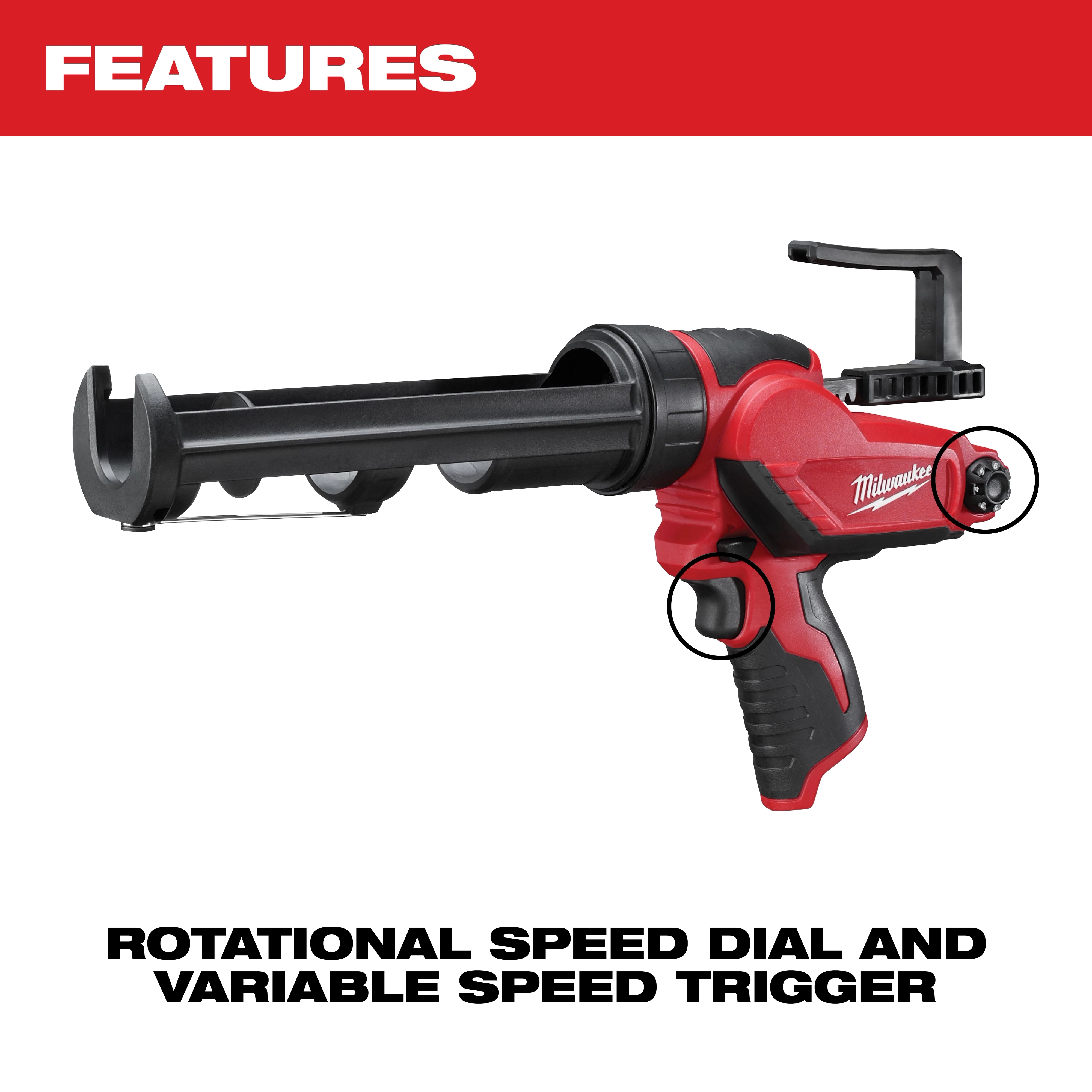 M12™ 10oz. Caulk and Adhesive Gun thumbnail 3