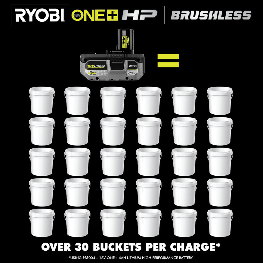 18V ONE+ HP Brushless 1/2" Mud Mixer