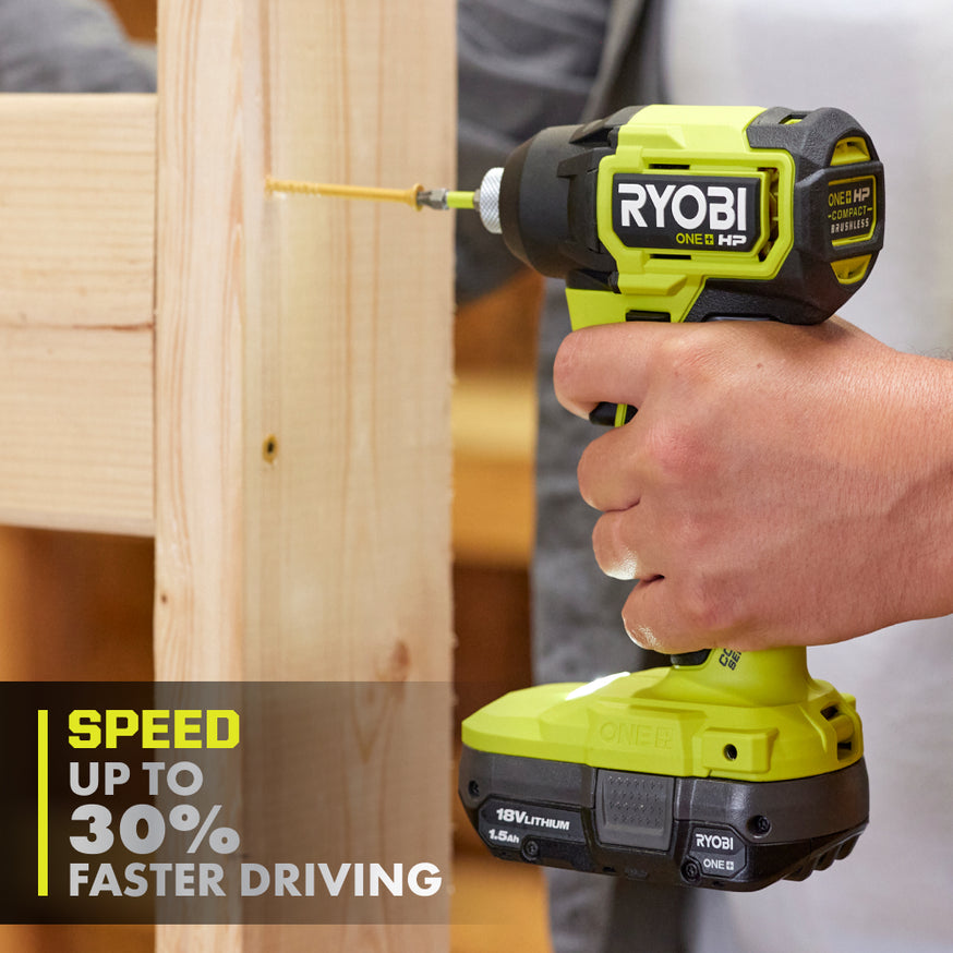 18V ONE+ HP Compact Brushless 1/4" Hex Impact Driver Kit