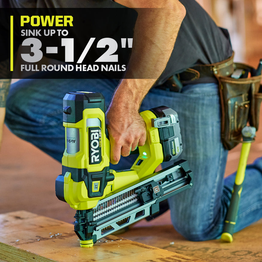 18V ONE+ HP Brushless Airstrike 21° Framing Nailer
