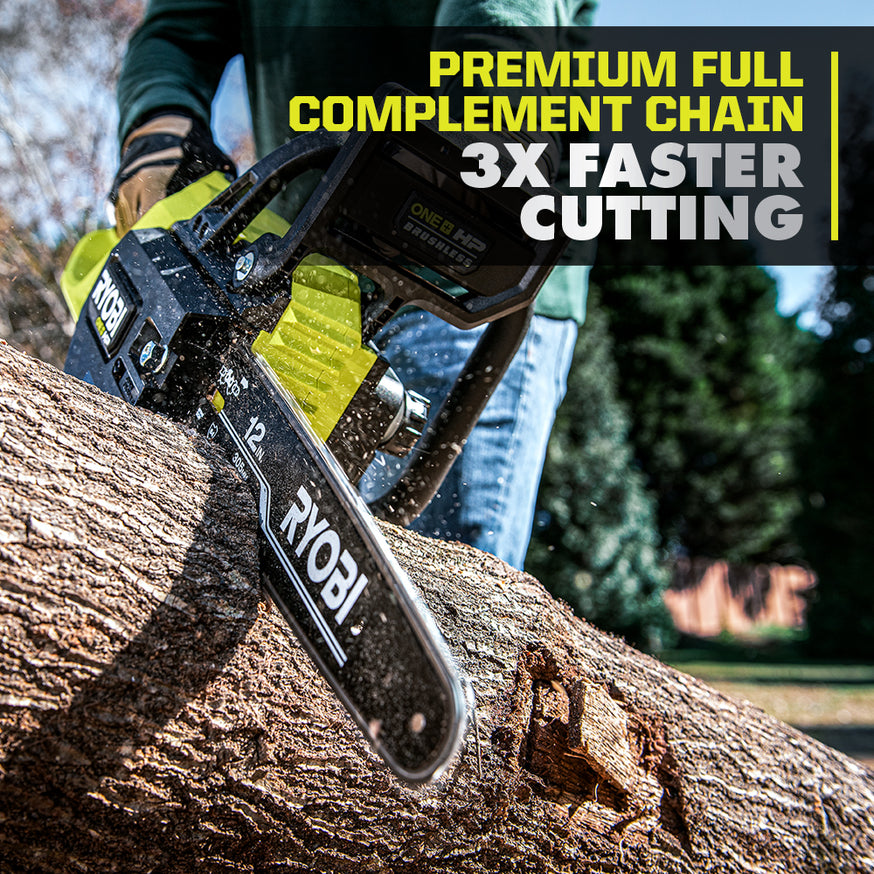 18V ONE+ HP Brushless Whisper Series 12" Chainsaw Kit