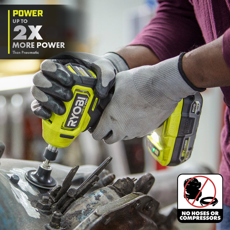 18V ONE+ HP Compact Brushless 1/4" Right Angle Die Grinder Kit