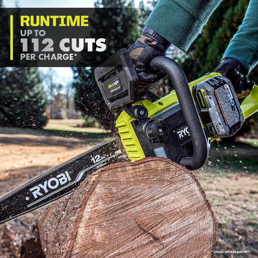 18V ONE+ HP Brushless Whisper Series 12" Chainsaw