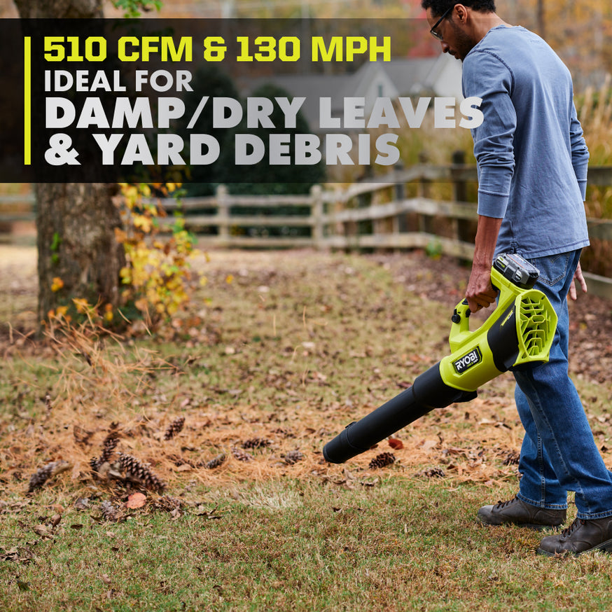 18V ONE+ HP Brushless 510 CFM Whisper Series Blower