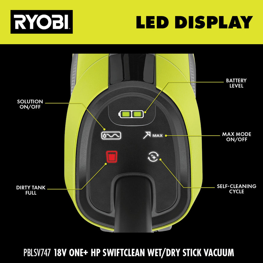 18V ONE+ HP Swiftclean Wet/Dry Stick Vacuum Kit