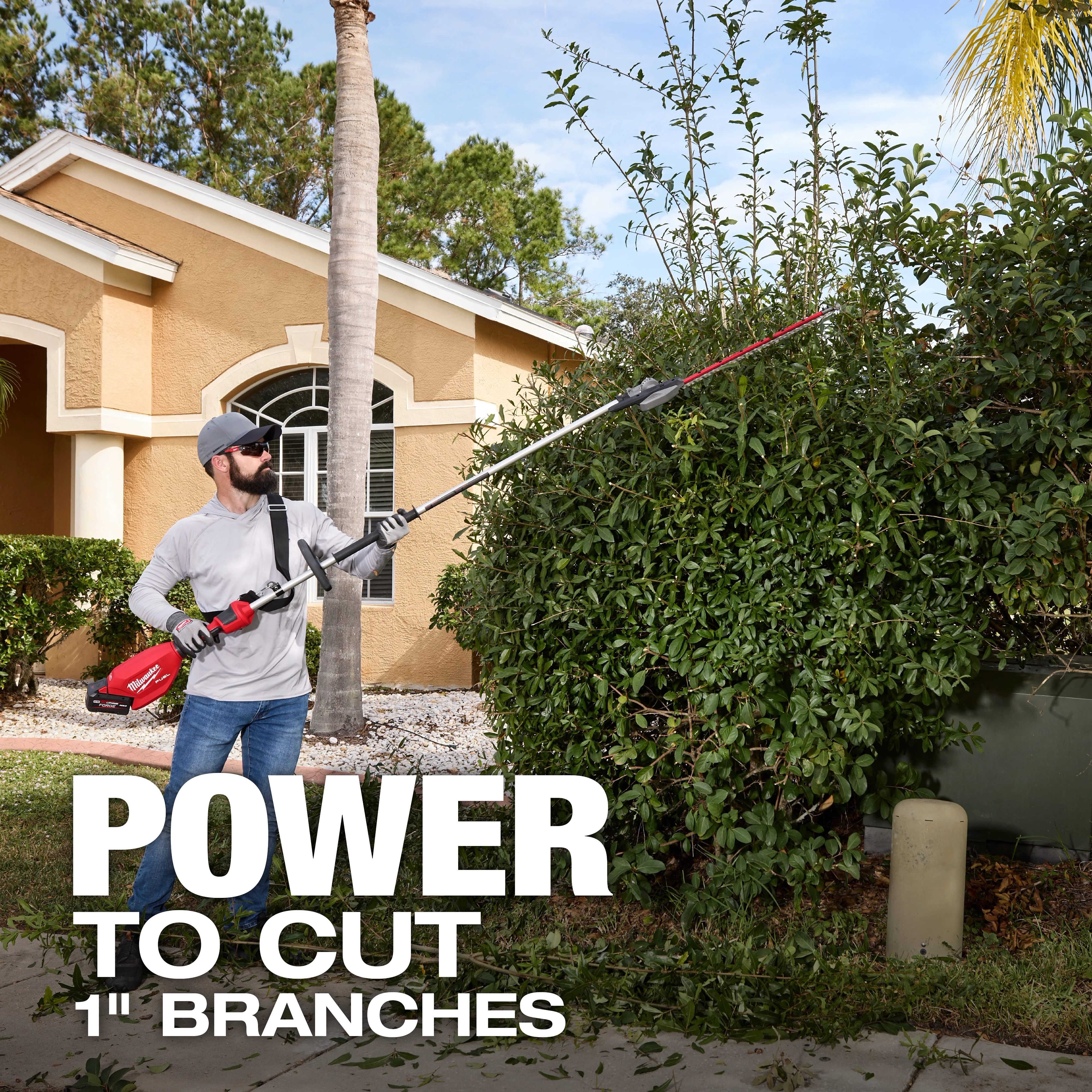 M18 FUEL™ Extended Pole Articulating Hedge Trimmer thumbnail 4
