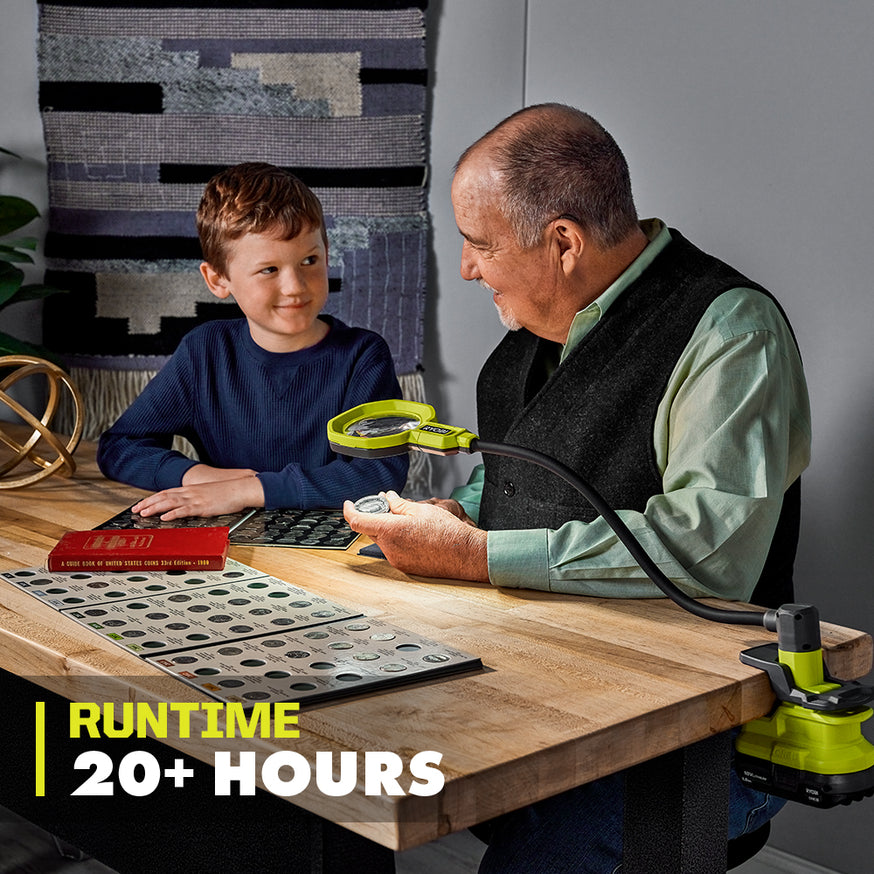 ONE+ 18V Magnifying Clamp Light Kit