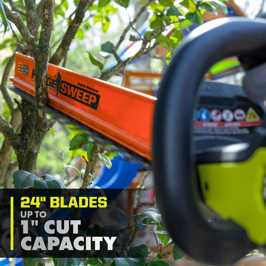 18V ONE+ HP Brushless Whisper Series 24" Hedge Trimmer Kit