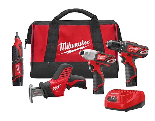 M12™ Cordless LITHIUM-ION 4-Tool Combo Kit