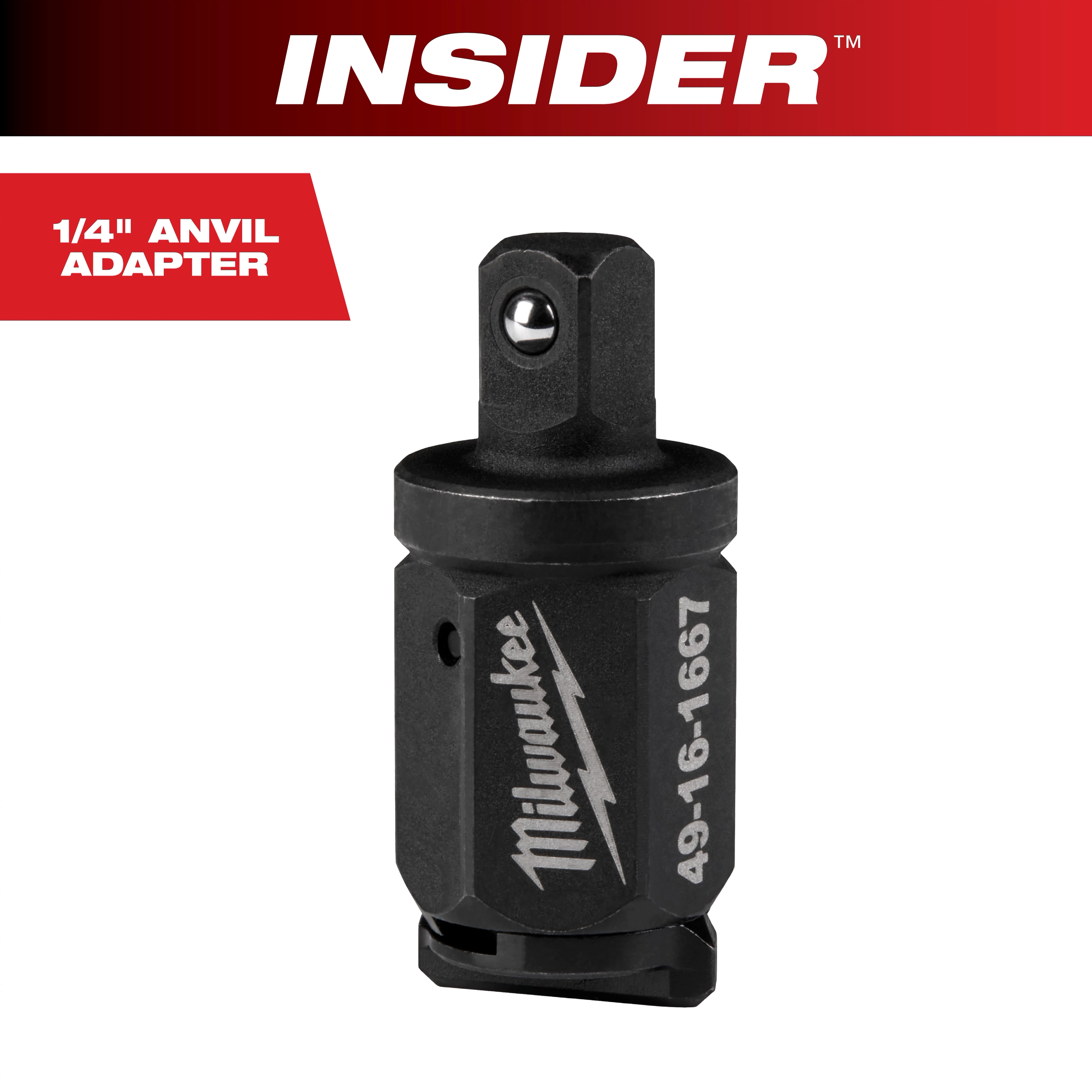 INSIDER™ Box Ratchet 1/4" Anvil Adapter thumbnail 2